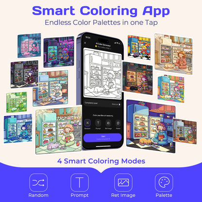 Alcohol Markers Set + Companion App, Dual Tip Art Markers Plus for Artists, Designers & Crafters - ChroMuse