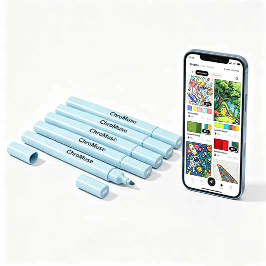 Professional Smart Brush Alcohol Markers