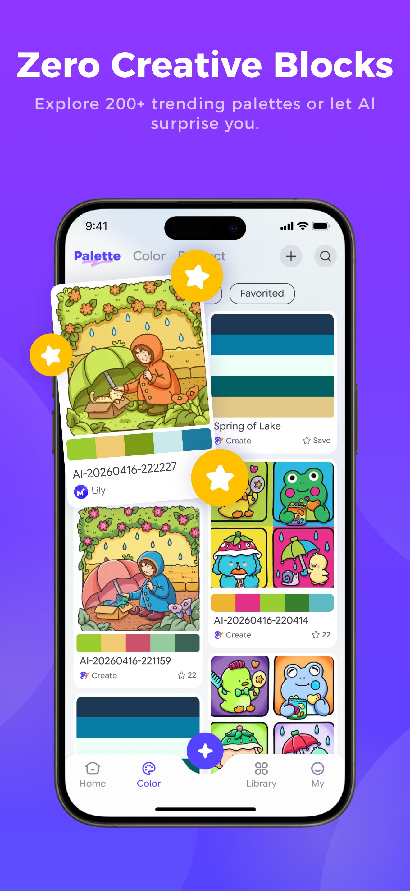 Explore trending palettes in ChroMuse